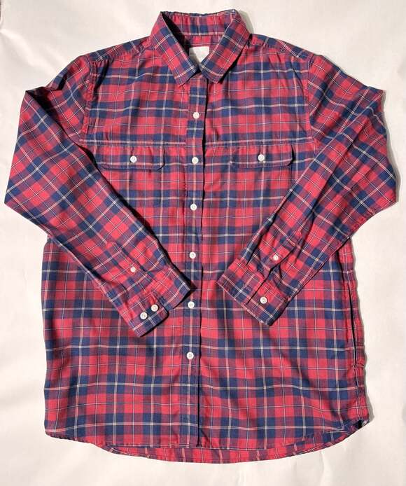 The North Face Other - The North Face womens Red and‎ Navy Plaid Long Sleeve Button-Down Flannel Shirt